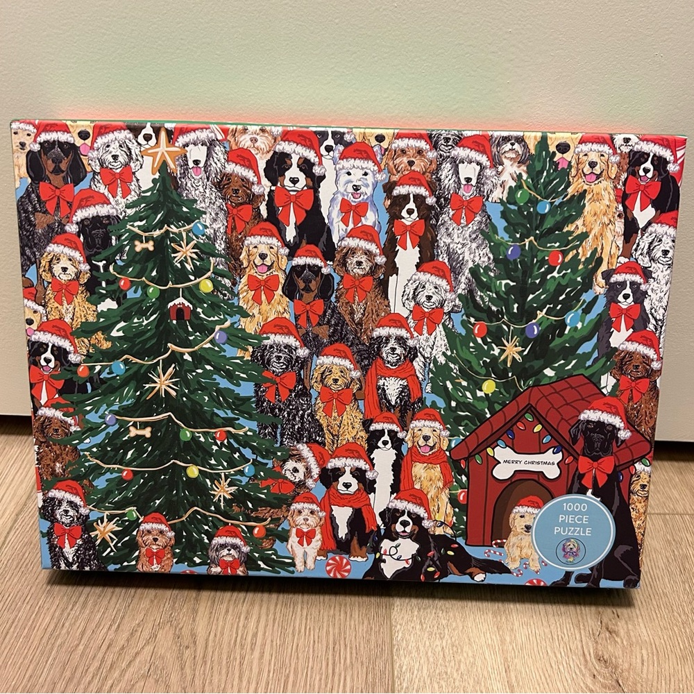 1000 Piece Christmas Dog Puzzle